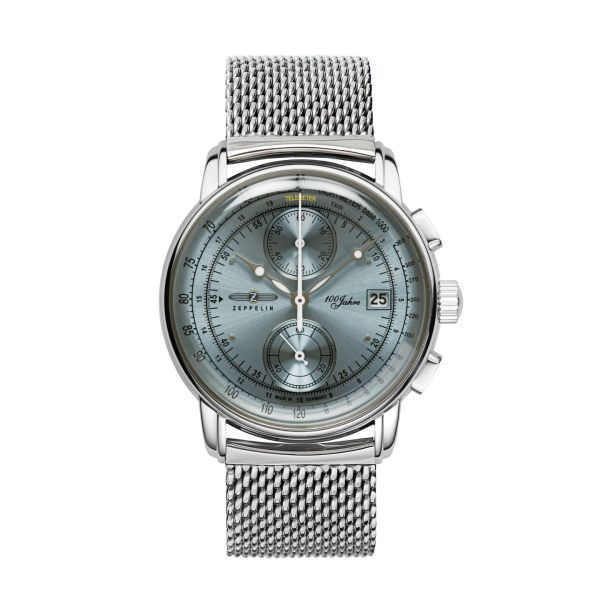 Zeppelin Herren Armbanduhr 8670M-4 100 Jahre Zeppelin Edelstahl Miyota 6S11 NEU