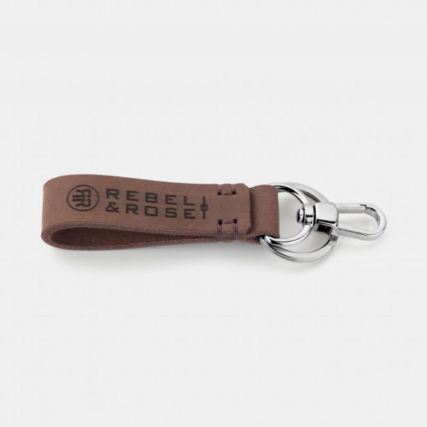 Rebel & Rose Keychain Bold Brown RR-025-C