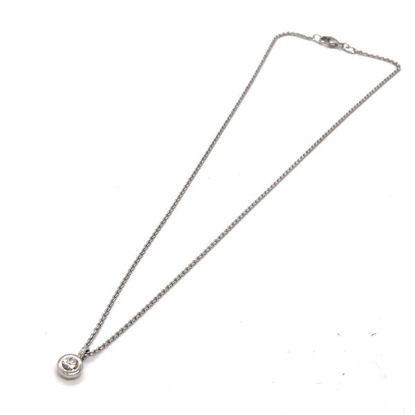Collier "SOLITÄR" Ankerkette 585er Weißgold 0,25 Ct Diamant im Brillantschliff Länge 42 cm NEU