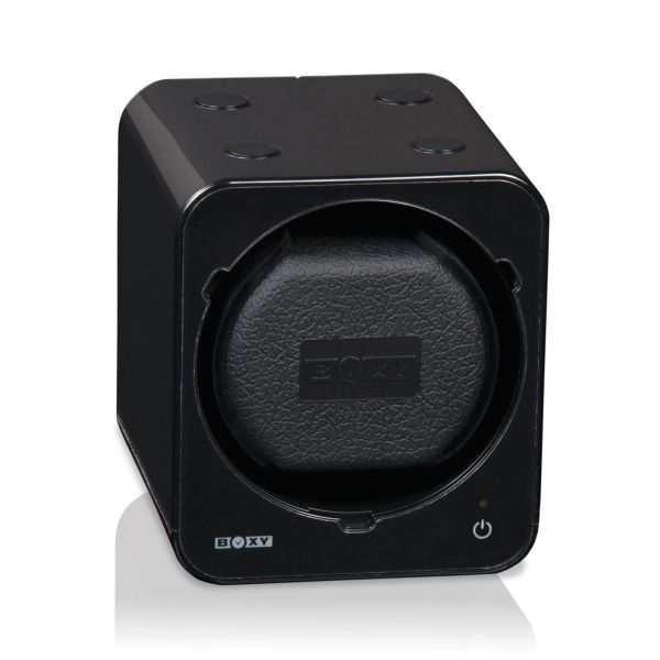 Beco Uhrenbeweger Boxy Fancy Brick - Schwarz ohne Netzteil Artikel 70002-87 NEU