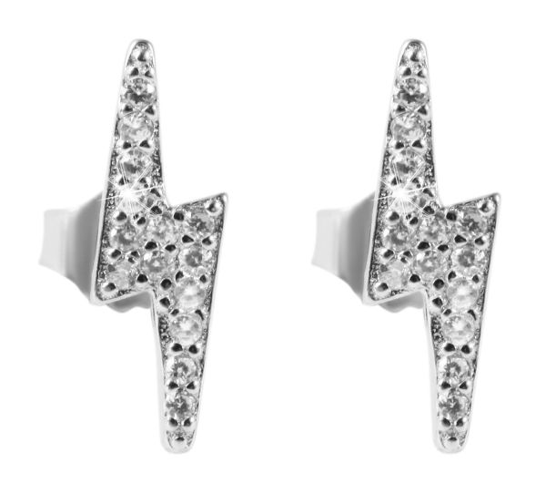 Ohrstecker "Benja" Blitz 925er Silber rhodiniert Zirkonia 5300133-001 NEU