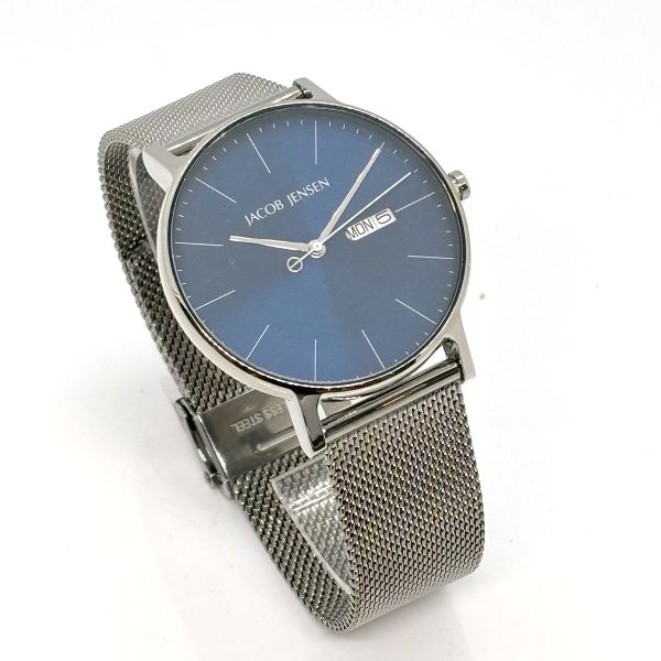 JACOB JENSEN Herren Armbanduhr TIMELESS NORDIC CONTEMPORARY Titan 167 Ø 40 mm NEU