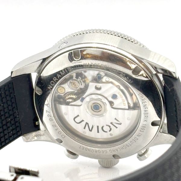 UNION Glashütte Noramis Chronograph Automatic Ref. D012.927A Box und Papiere aus 04/24 (32466)