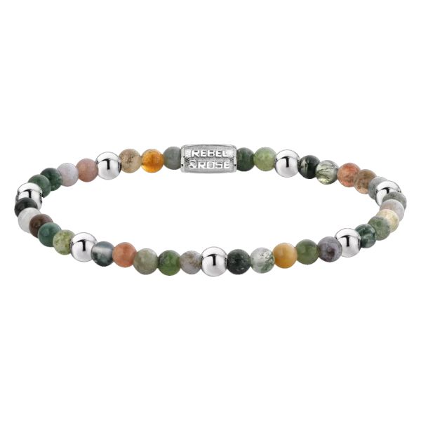 Rebel & Rose Armband "Indian Summer" 4 mm RR-40084-S-S 16,5 cm NEU