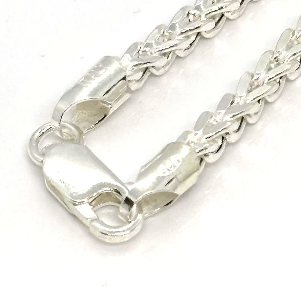 Panzerkette Vierkant 925er Silber 55 cm Breite 3,55 mm NEU