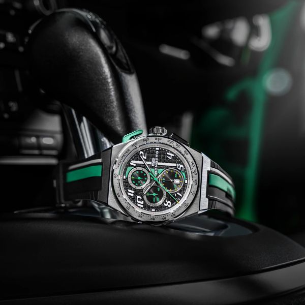 BOMBERG APEX GB Edelstahl Quarz Chronograph NT42CHSP.01-2.12 NEU