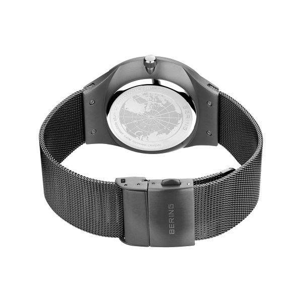 BERING Armbanduhr Solar grau poliert/gebürstet 14442-077 NEU