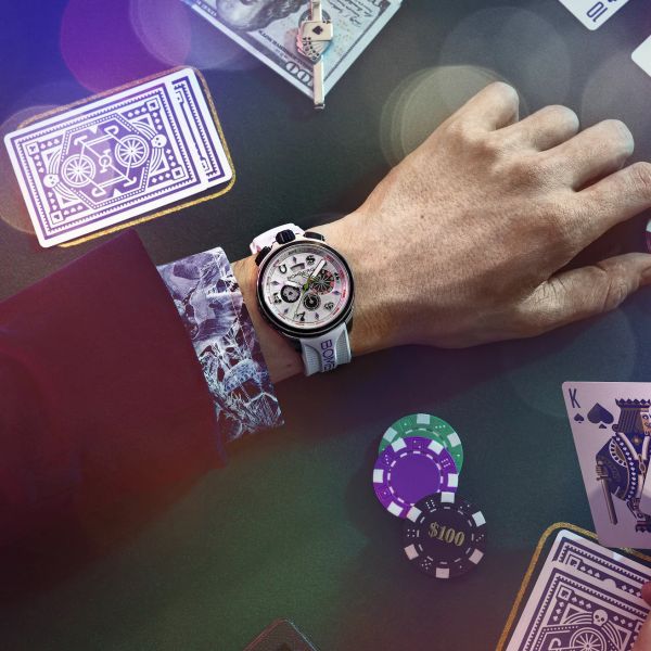 BOMBERG BOLT-68 HERITAGE CASINO WHITE BS45CHSS.075-3.12 Ltd. Edition NEU