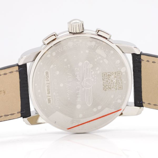 Zeppelin Herren Armbanduhr 8670-3 100 Jahre Zeppelin Edelstahl Citizen-Miyota 6S11 NEU