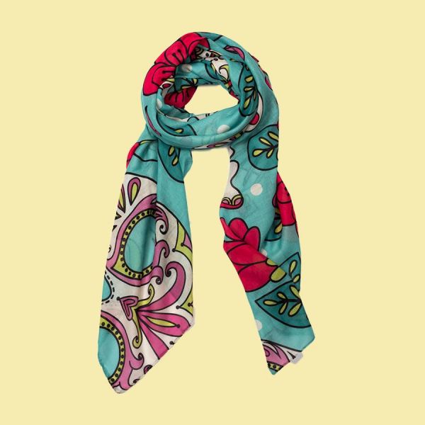 Doodle Scarf Schal "SUGAR SKULL" DOFO009 NEU