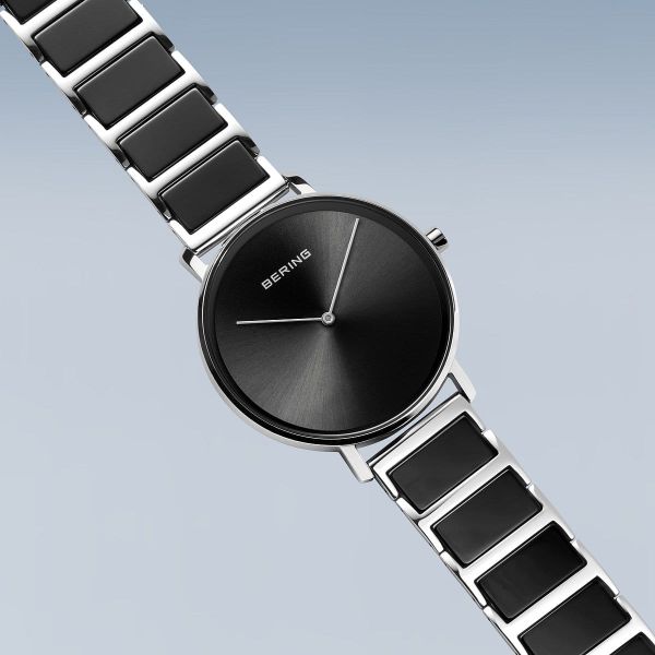 BERING Damen Armbanduhr Ceramic silber glänzend 18539-742 NEU