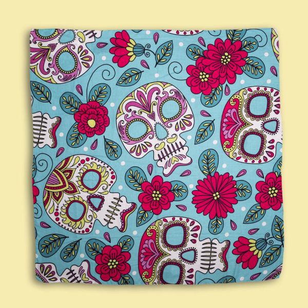 Doodle Scarf Schal "SUGAR SKULL" DOFO009 NEU