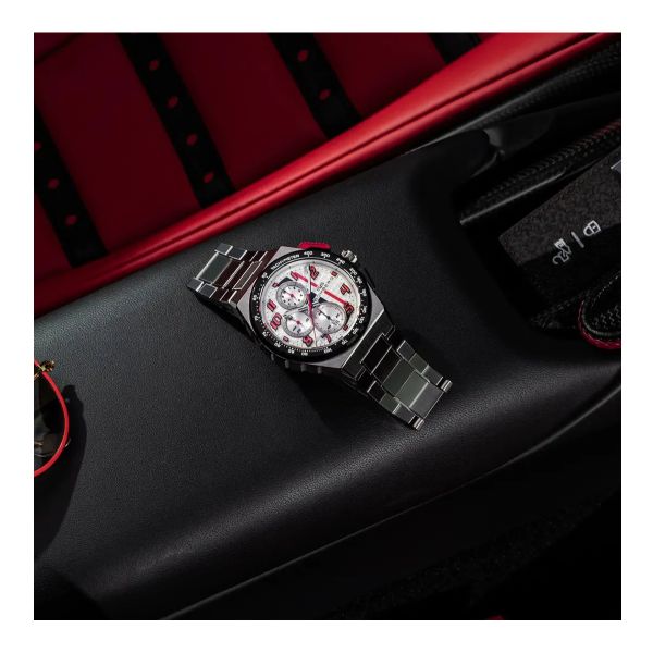 BOMBERG APEX WR Edelstahl Quarz Chronograph NT42CHSP.01-1.12 NEU