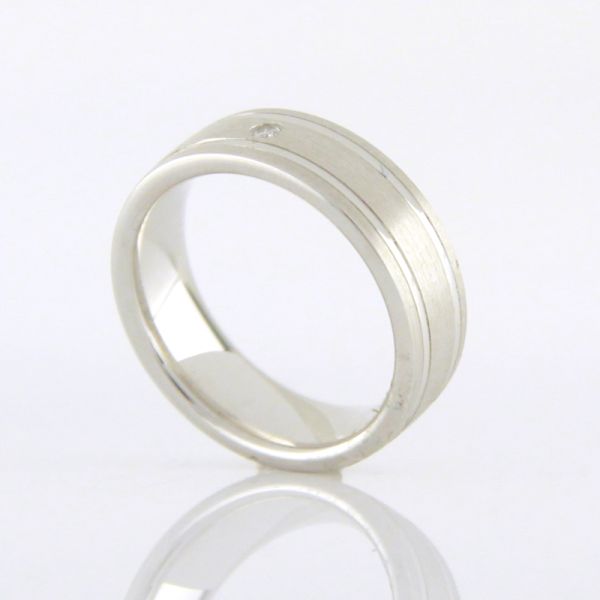 GOOIX Diamant Ring 925er Silber 0,02 Ct GR 50 NEU UVP.: 119,-