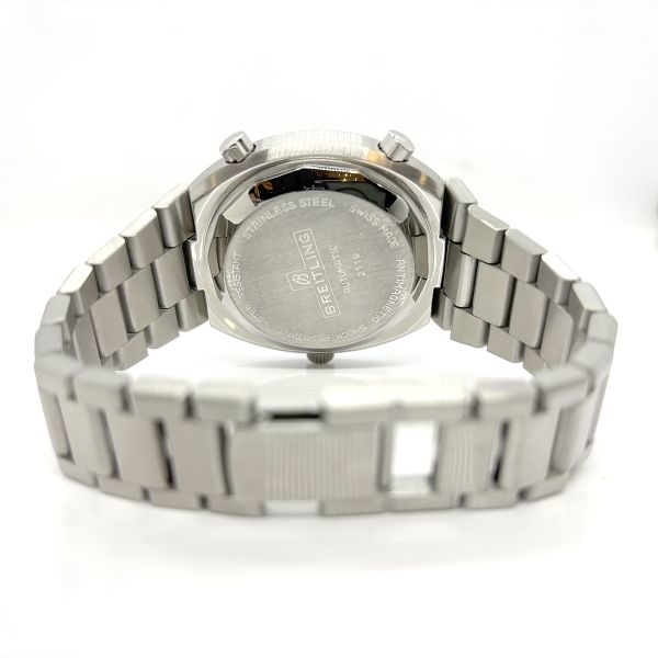 Breitling Vintage TransOcean Chrono Edelstahl Ref. 2119 Caliber-12 Revisioniert (26676)
