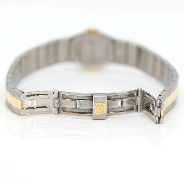 Chopard St Moritz Ref. 8067 Stahl/ Gold Quarz mit Brillant Lünette