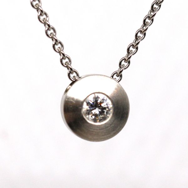 Quinn Solitär Anhänger 750er Weißgold 0,28 Ct Diamant im Brillantschliff (23202)