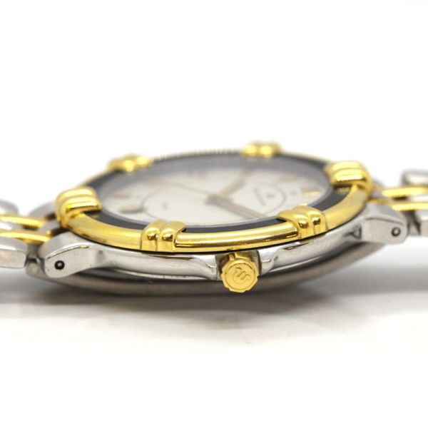 Maurice Lacroix Calypso Unisex Armbanduhr Edelstahl Quarz Ref. 95327 Ø 35 mm (12479)