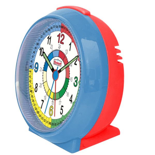 SCOUT Kinder Wecker "Serie: LearnTheTime" Quarz 280001049 NEU
