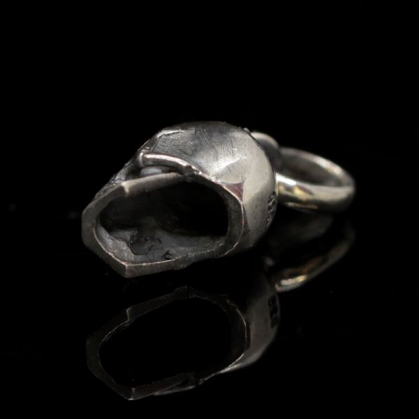 Anhänger "STARSKULL" Totenschädel 925er Silber 8 x 20 mm NEU