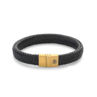 Rebel & Rose Armband "Full Metal Herringbone Black Gold" 19 cm RR-M0021-S-L NEU Rebel & Rose Armband "Full Metal Herringbone Black Gold" 19 cm RR-M0021-S-L NEU