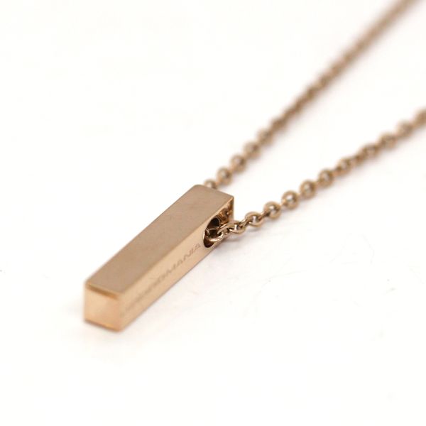 monomania Pure Collier "Stab" Edelstahl PVD Roségold Ankerkette 60 cm NEU