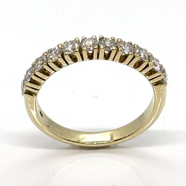 Diamant Ring Habmemoire 750er Gelbgold GR 57 ca. 0,77 Ct Diamanten im Brillantschliff (26128)