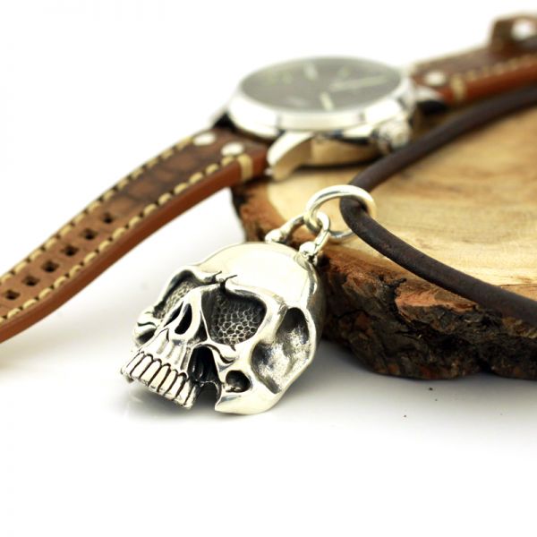 JJJ LA Anhänger "SKULL HEAD" 925er Silber 40 x 60 mm