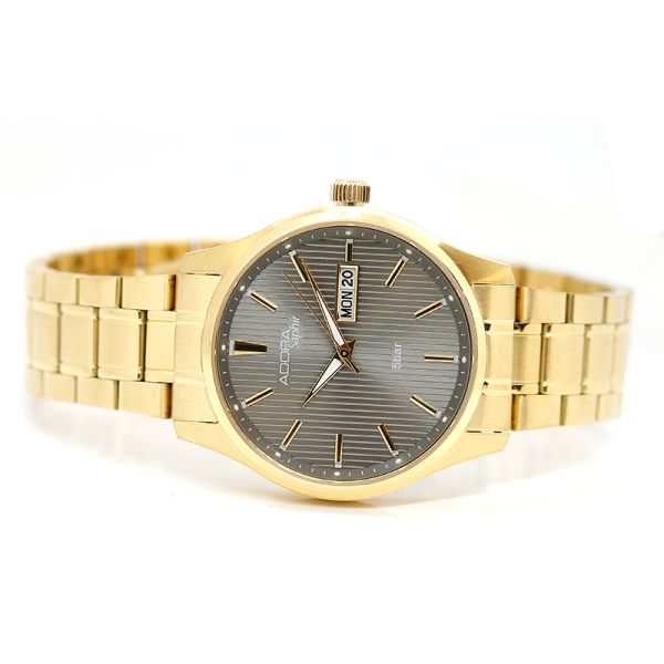 Adora Saphir Armbanduhr Edelstahl AS4704 NEU