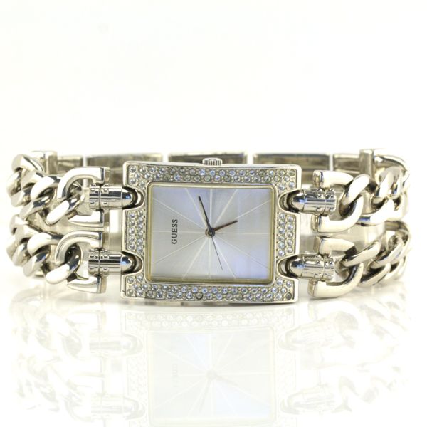 GUESS Damen Armbanduhr Panzer Armband Edelstahl (4692)