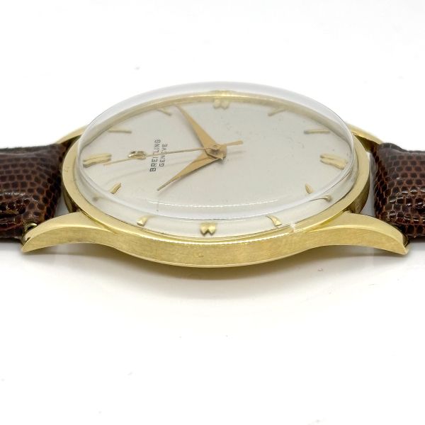 Breitling Vintage 1911 Handaufzug 750er Gelbgold Full Set aus 1969 (27597)