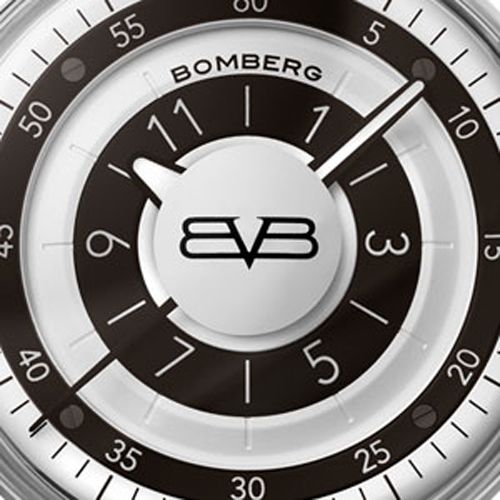 BOMBERGB BB-01 GENT Black & Silver Edelstahl Ronda Kaliber Ø 43 mm CT43H3SS.03-2.9 NEU