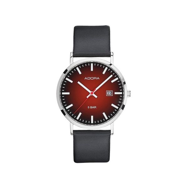 Adora Unisex Armbanduhr Edelstahl Bahnhofsuhr AB6564 NEU