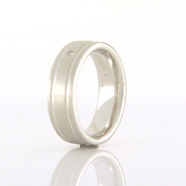 GOOIX Diamant Ring 925er Silber 0,02 Ct GR 48 NEU UVP.: 119,-