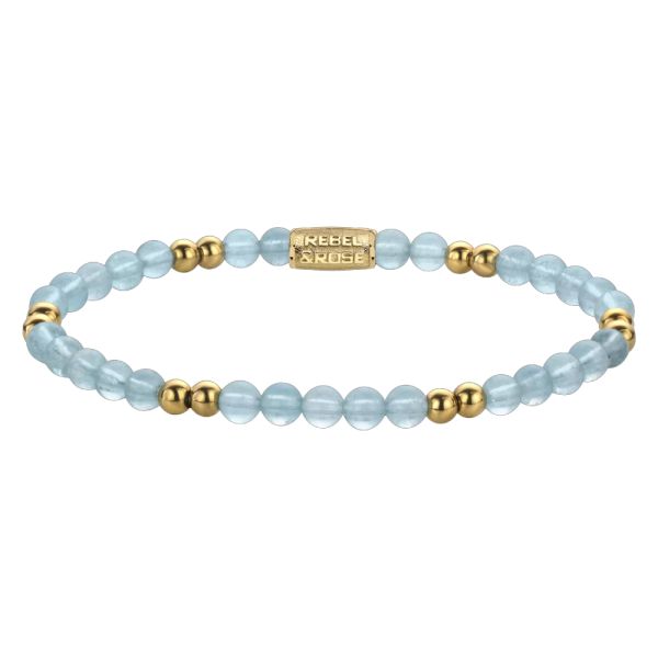 Rebel & Rose Armband "Blue Sky" 4 mm RR-40138-G-S 16,5 cm NEU