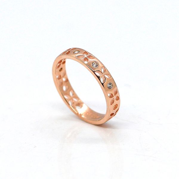 Damen Ring 925er Roségold palttiert Zirkonia GR 56 S-01336R/56 NEU