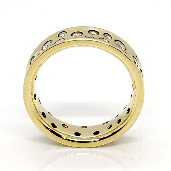 Ring Sternenhimmel 585er Gelbgold ca.1,18 Ct Diamanten im Brillantschliff GR 63 (27791)