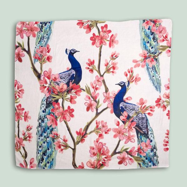 Doodle Scarf Schal "PEACOCK" Pfau DOFO001 NEU