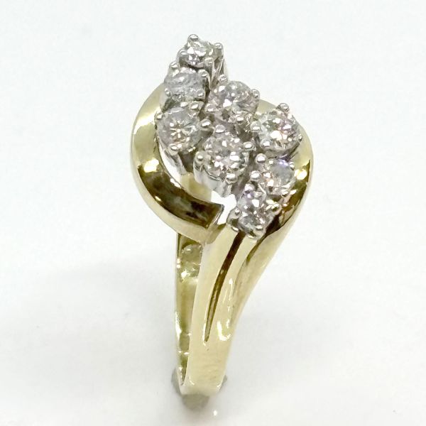 Diamant Ring 585er Gelbgold GR 65 ca. 0,72 Ct Diamanten im Brillantschliff (25759)