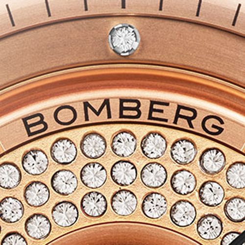 BOMBERGB BB-01 LADY SKYLIGHTER GOLD & BLACK Edelstahl Ronda Kaliber NEU