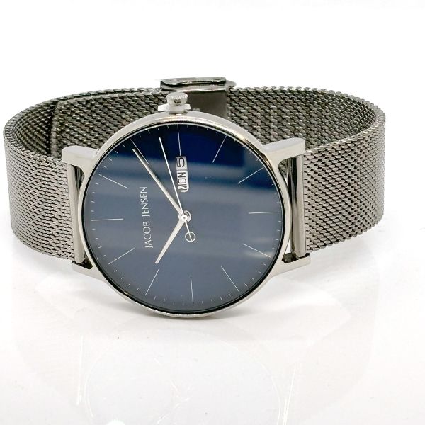 JACOB JENSEN Herren Armbanduhr TIMELESS NORDIC CONTEMPORARY Titan 167 Ø 40 mm NEU