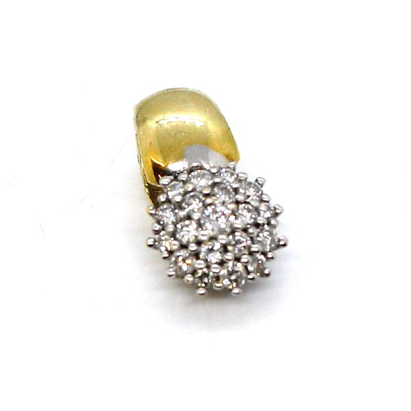 Diamantclip 585er Gebgold Diamanten im Brillantschliff 0,50 Ct (22971)