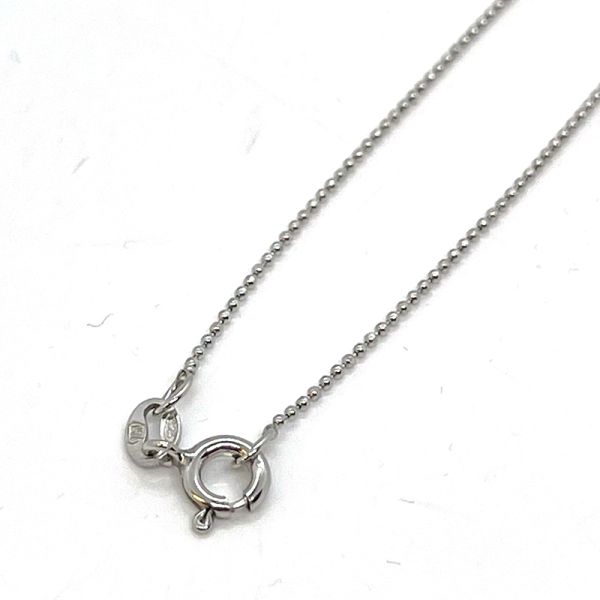 Kugelkette 925er Silber rhodiniert 50 cm 1 mm NEU