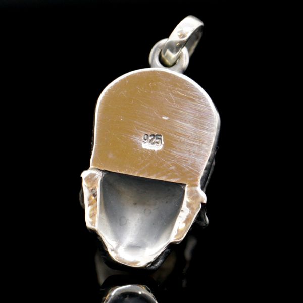 Anhänger "SMALL STAR SKULL" 925er Silber 10 x 16 x 34 mm NEU