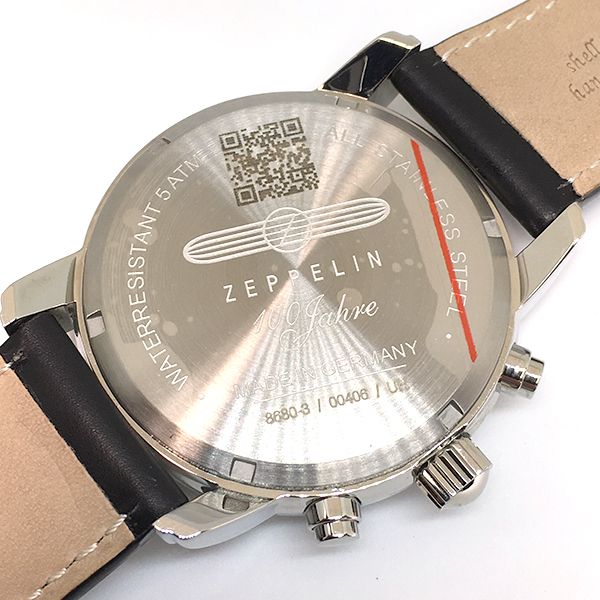 Zeppelin Herren Armbanduhr Chronograph 8680-3 100 Jahre Zeppelin NEU