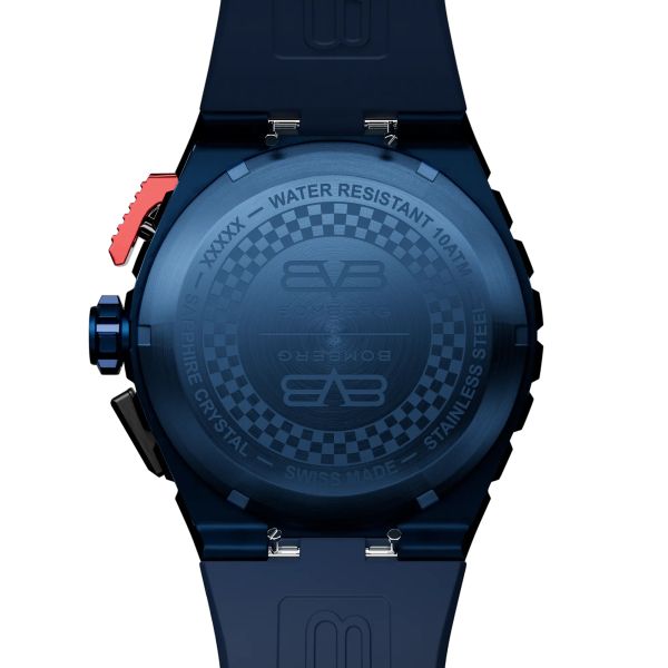 BOMBERG APEX RB Edelstahl Quarz Chronograph NT42CHPBL.01-4.12 NEU