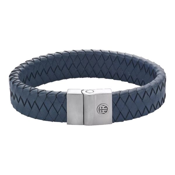 Rebel & Rose Armband "Full Metal Premium 15mm Blue" 17,5 cm RR-M0049-S-M NEU