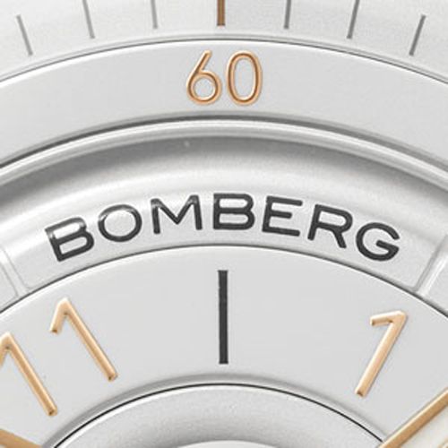 BOMBERGB BB-01 LADY SKYLIGHTER IVORY & GOLD Edelstahl Ronda Kaliber NEU