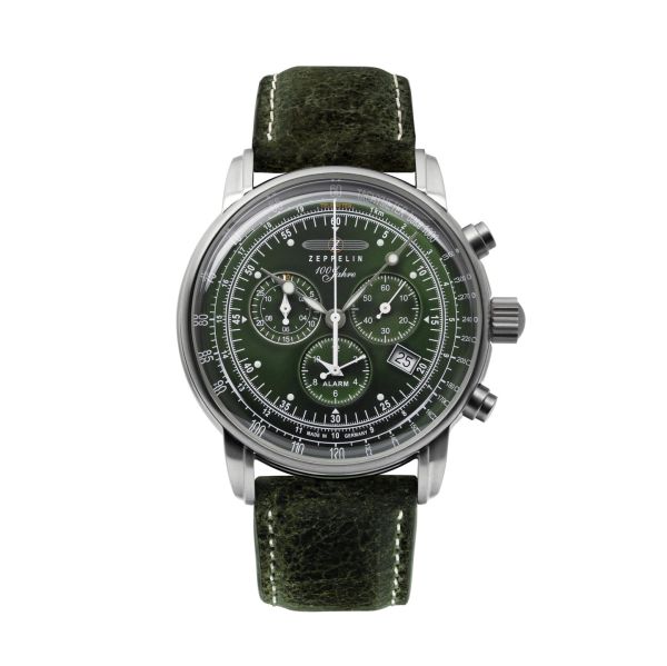 Zeppelin Herren Armbanduhr 8680-4 100 Jahre Zeppelin Edelstahl Ronda 5130.D NEU