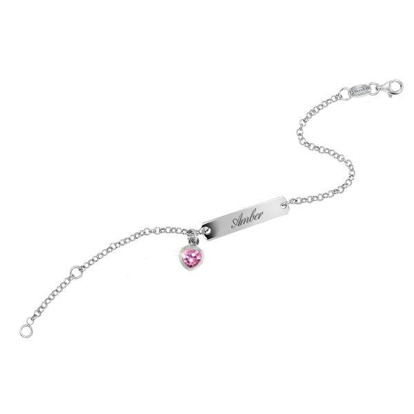 SCOUT Armband Gravurarmband "HERZ" 925er Sterlingsilber Cz 260239100 NEU